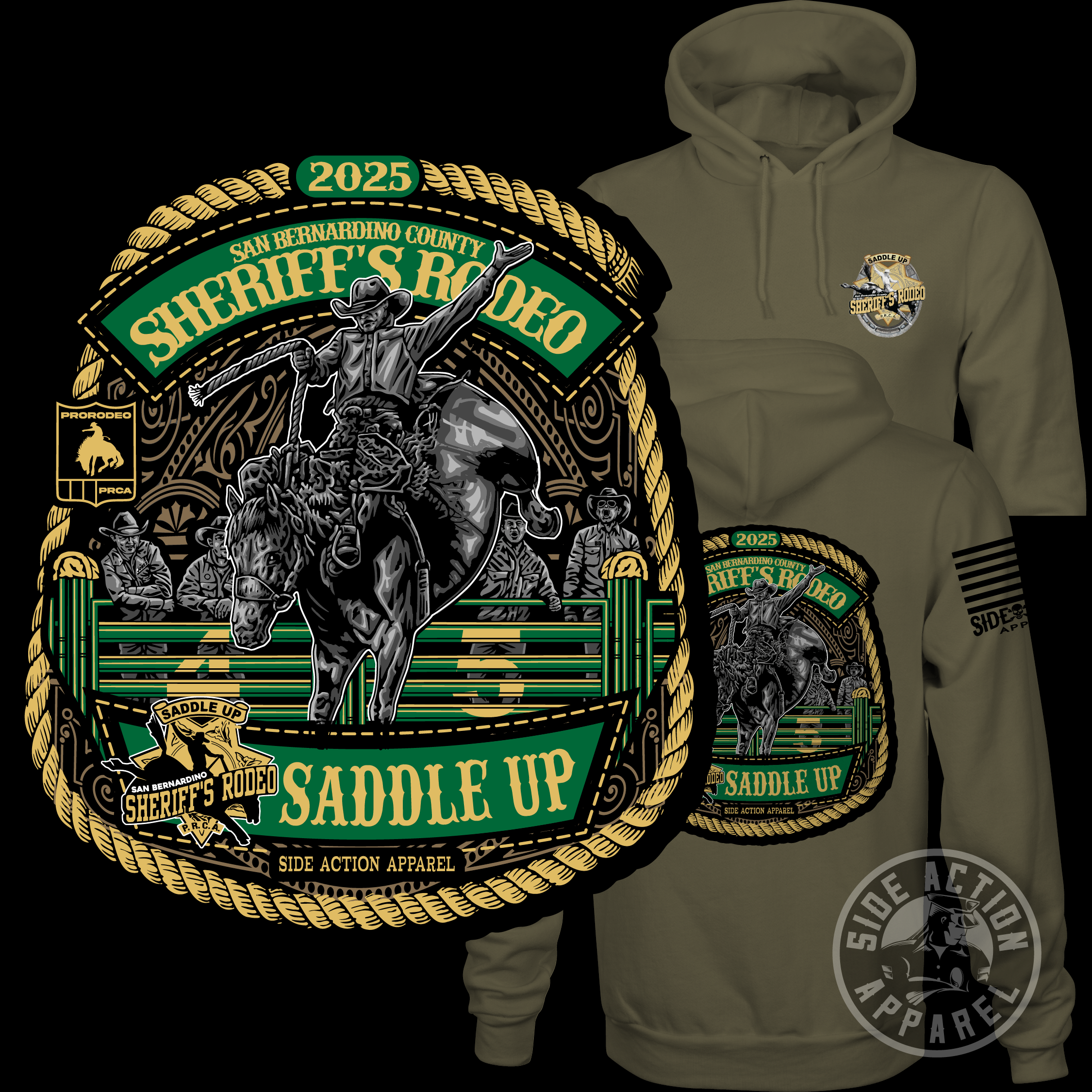 Hoodie - 2025 San Bernardino Sheriff's Rodeo