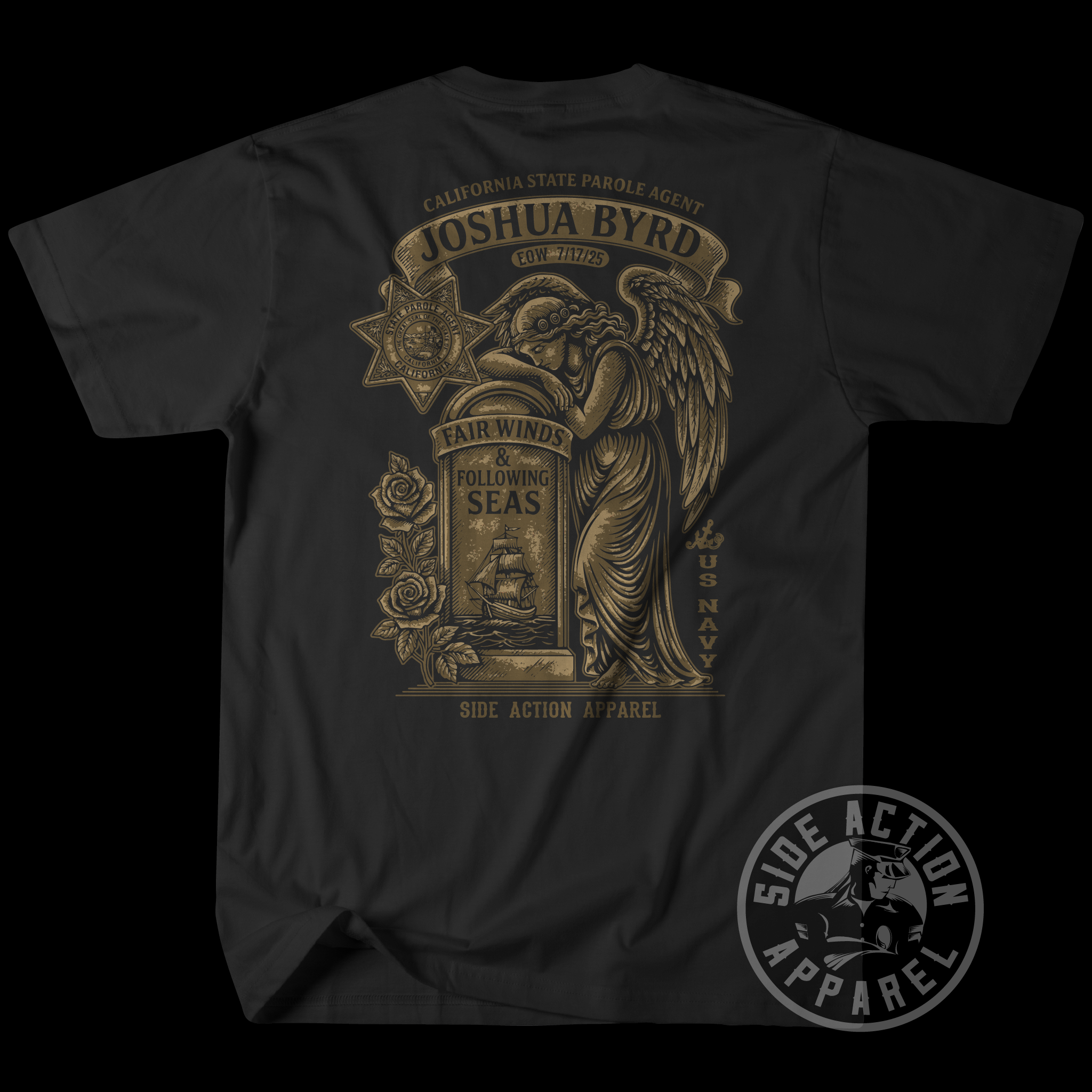 Tribute Shirt - CA STATE PAROLE AGENT JOSHUA BYRD