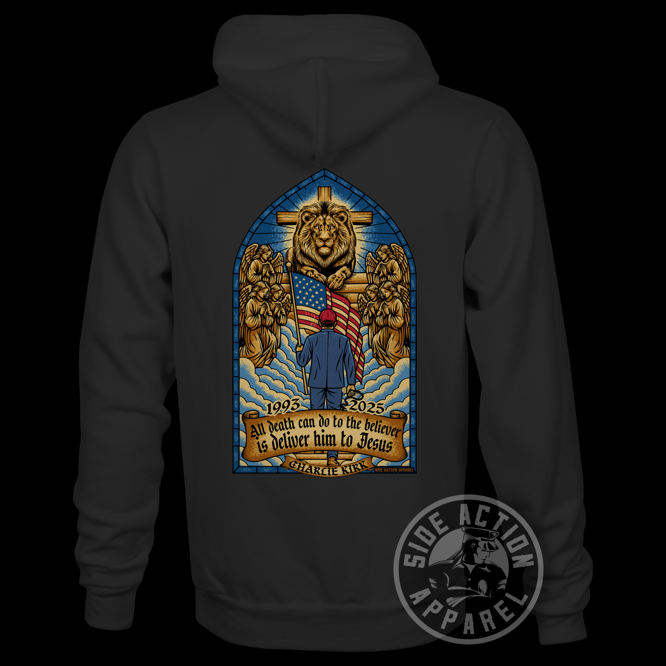 The Faithful Servant - Charlie Kirk Tribute Hoodie