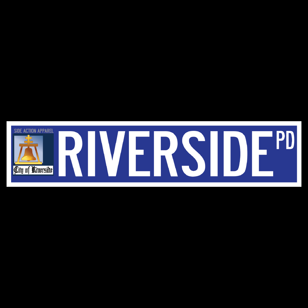 Street sign- Riverside PD