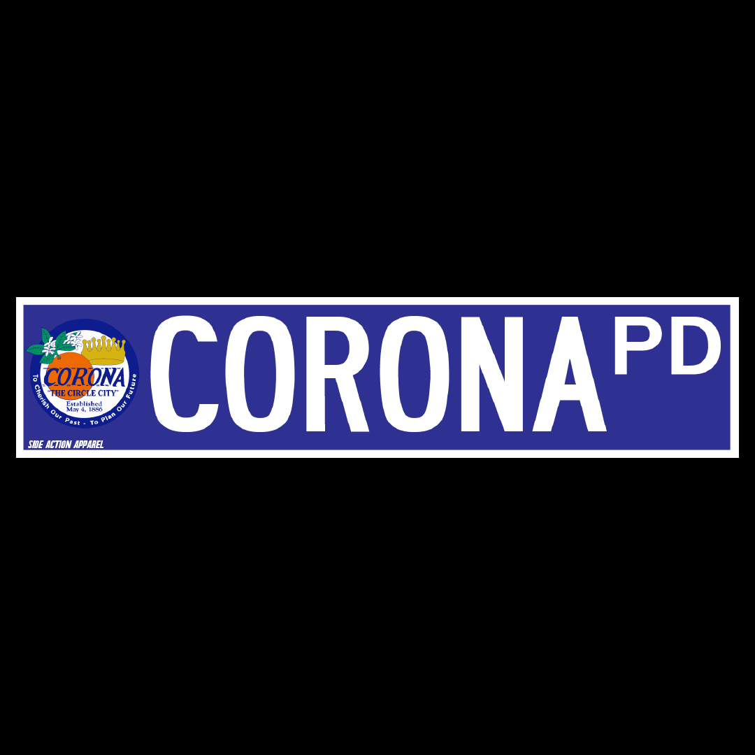 Street Sign - Corona PD