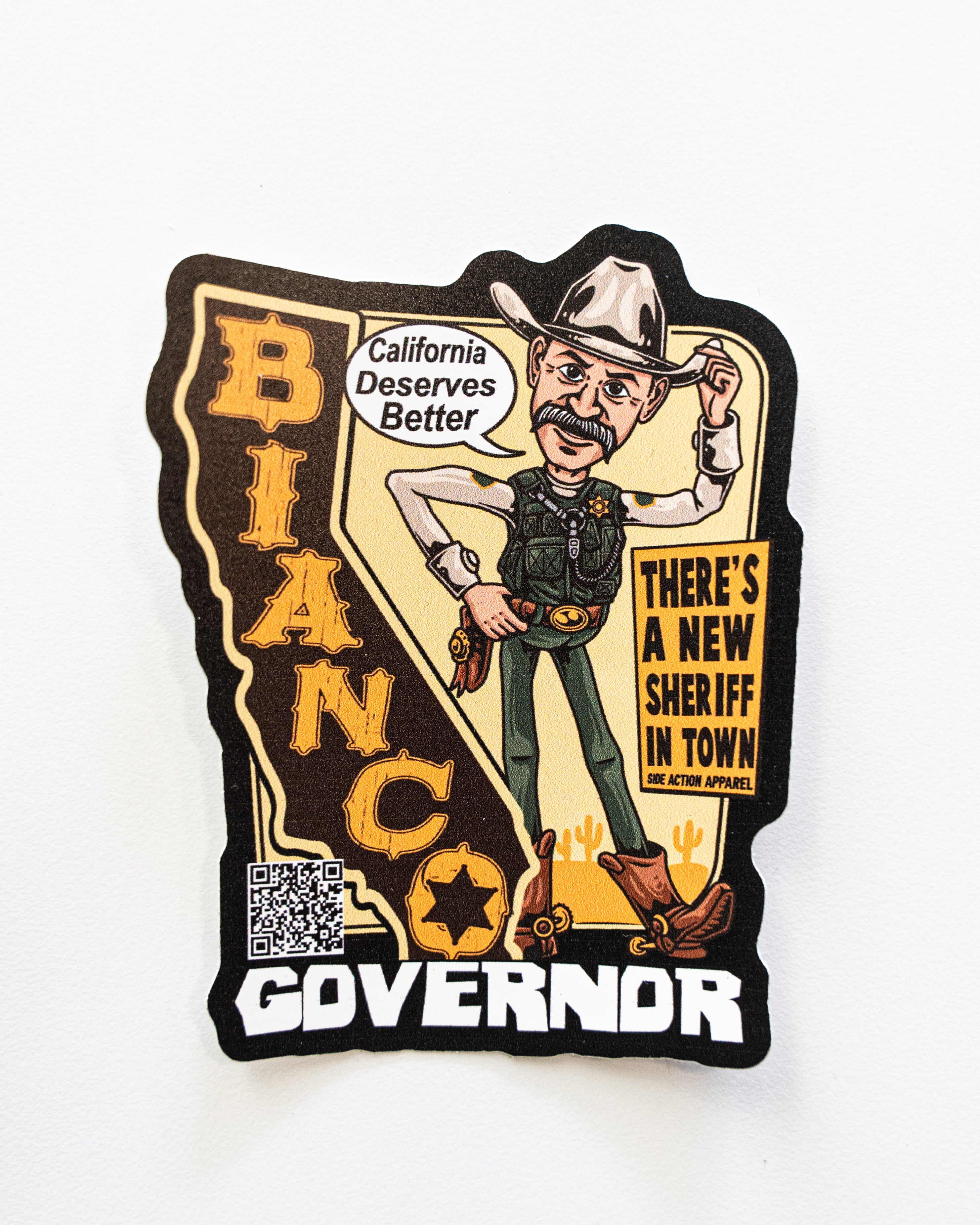 Sticker - Bianco New Sheriff In Town