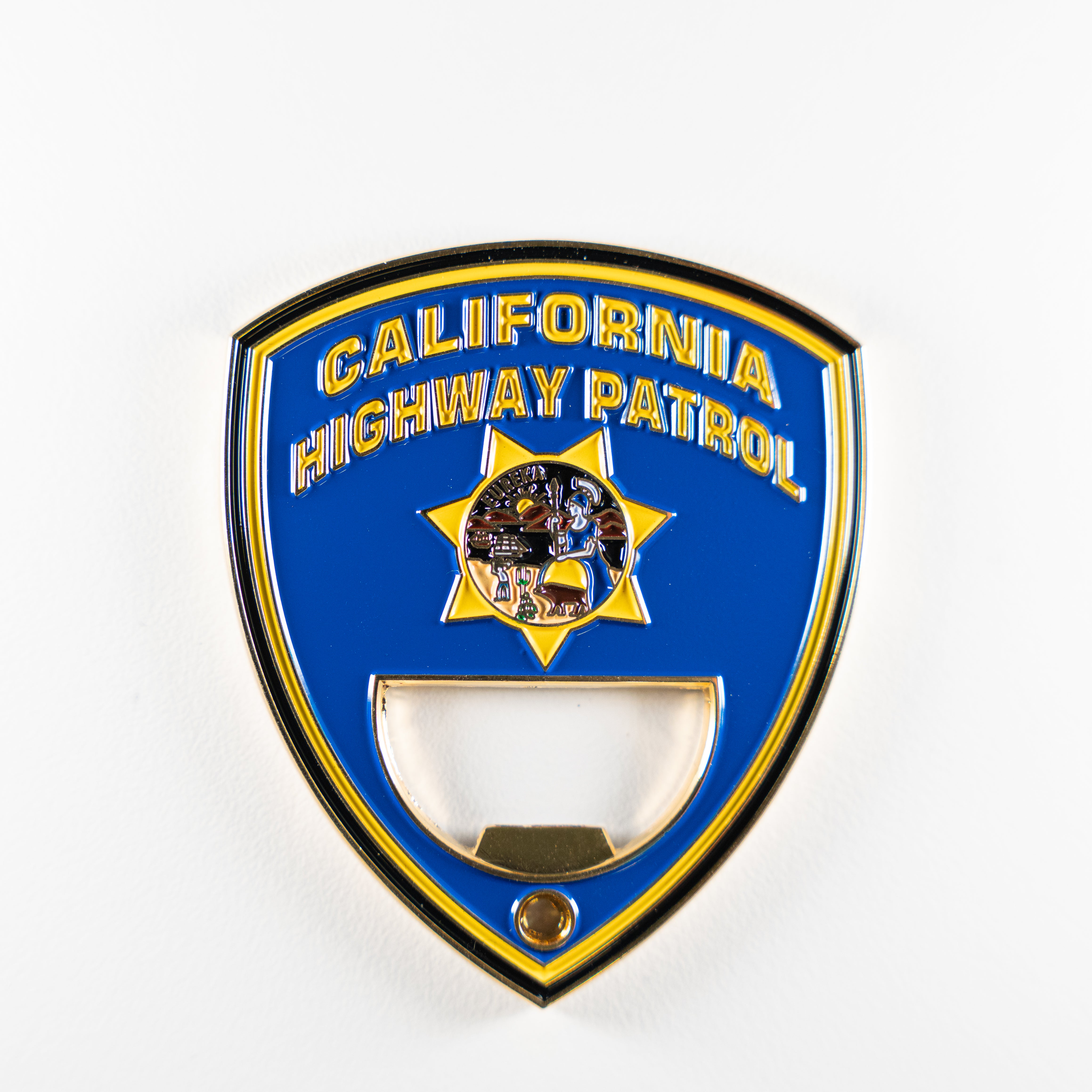 Bottle Opener - California Highway Patrol Patch