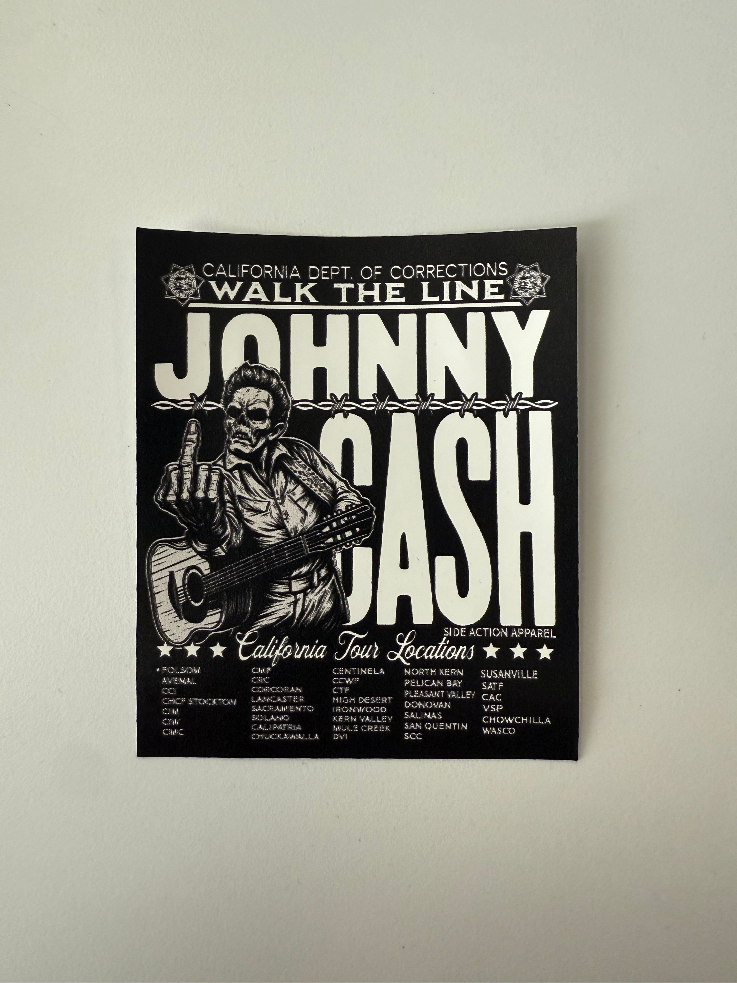Sticker - Johnny Cash x CDCR
