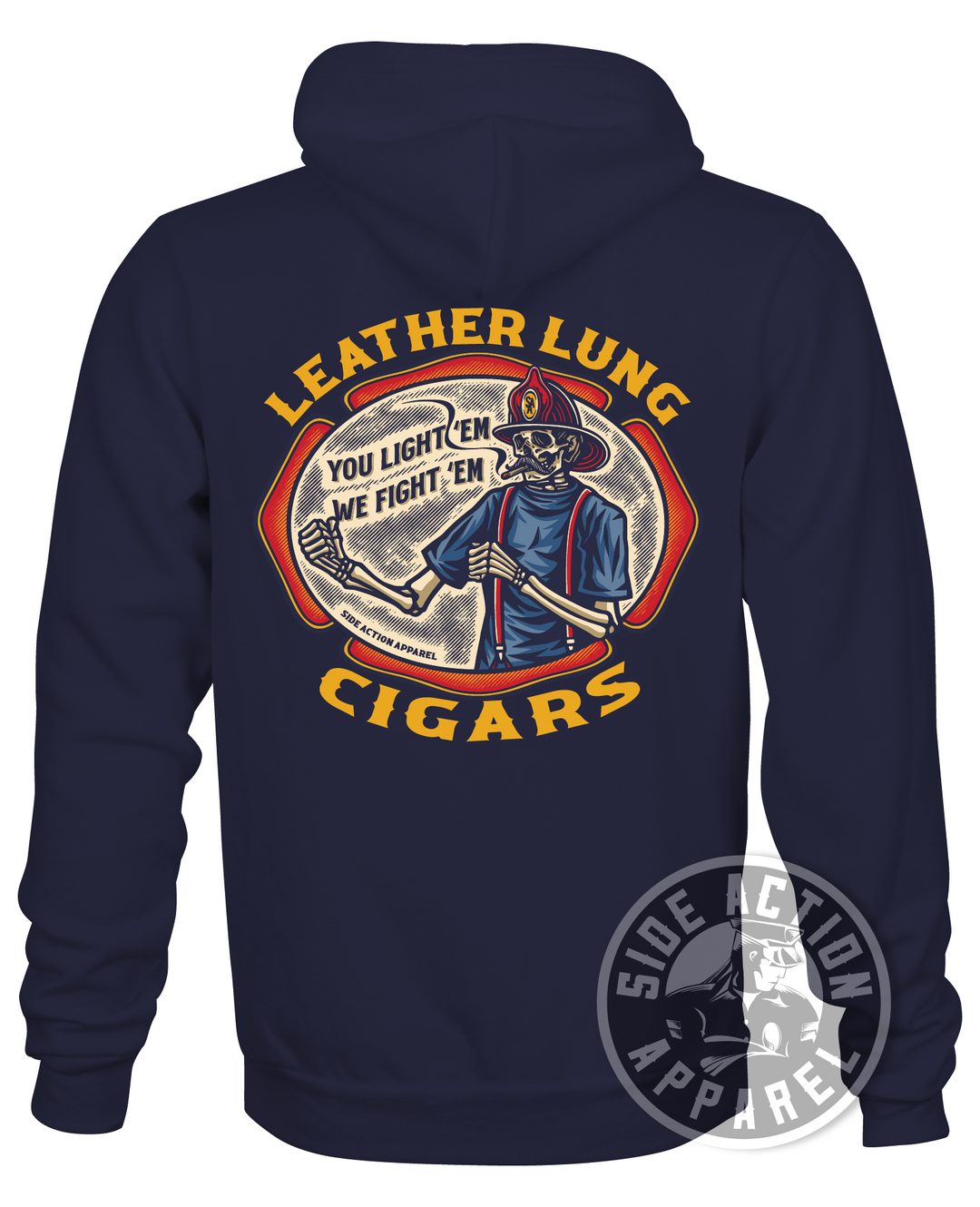 Hoodie - Leather Lung Cigars