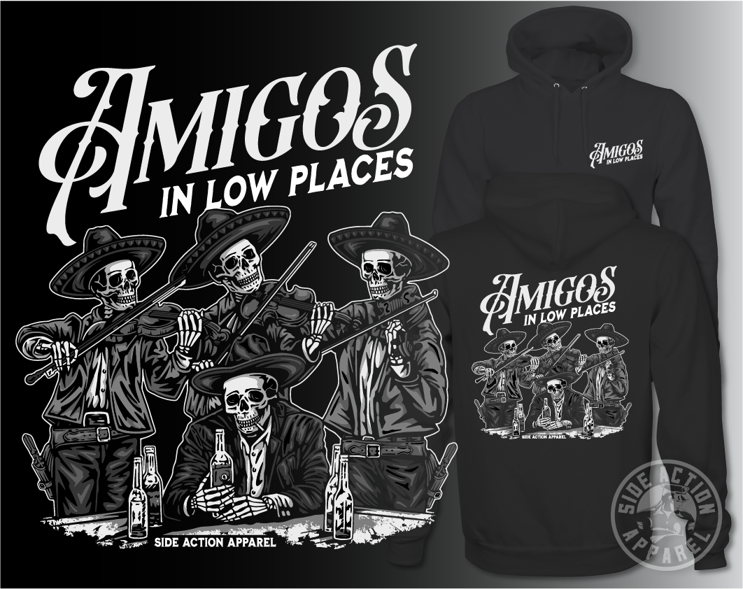 Hoodie - Amigos In Low Places