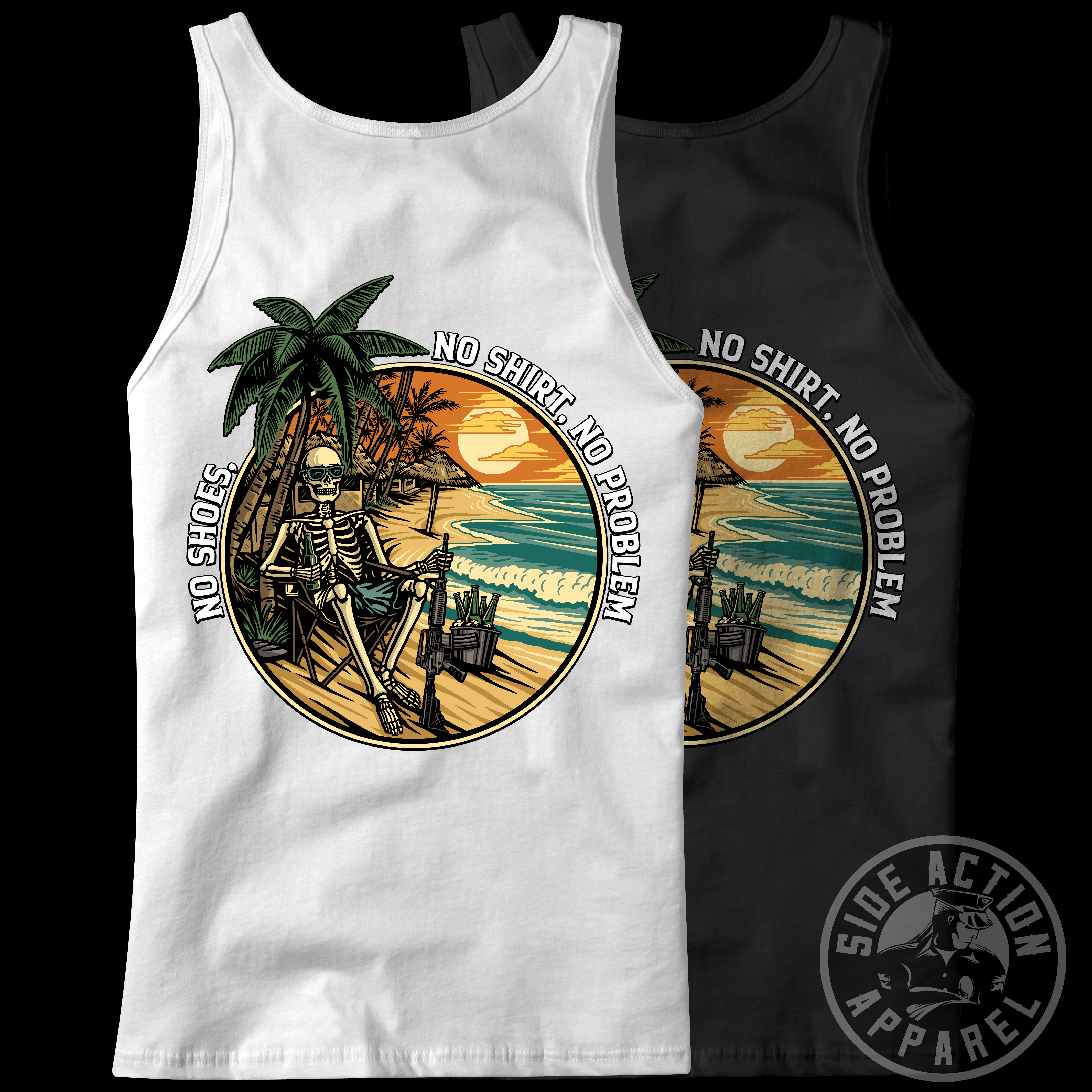 Tank Top - No Shoes, No Shirt, No Problem