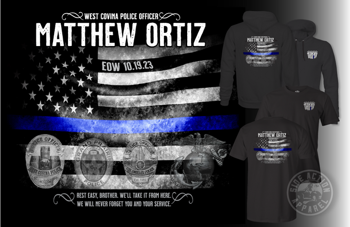 Matthew Ortiz WCPD - Tribute Shirt