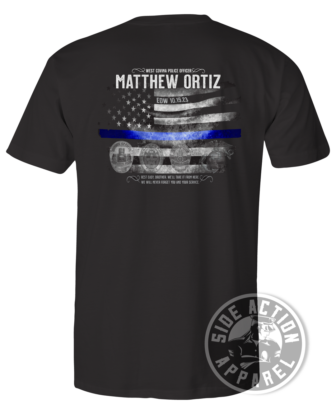 Matthew Ortiz WCPD - Tribute Shirt