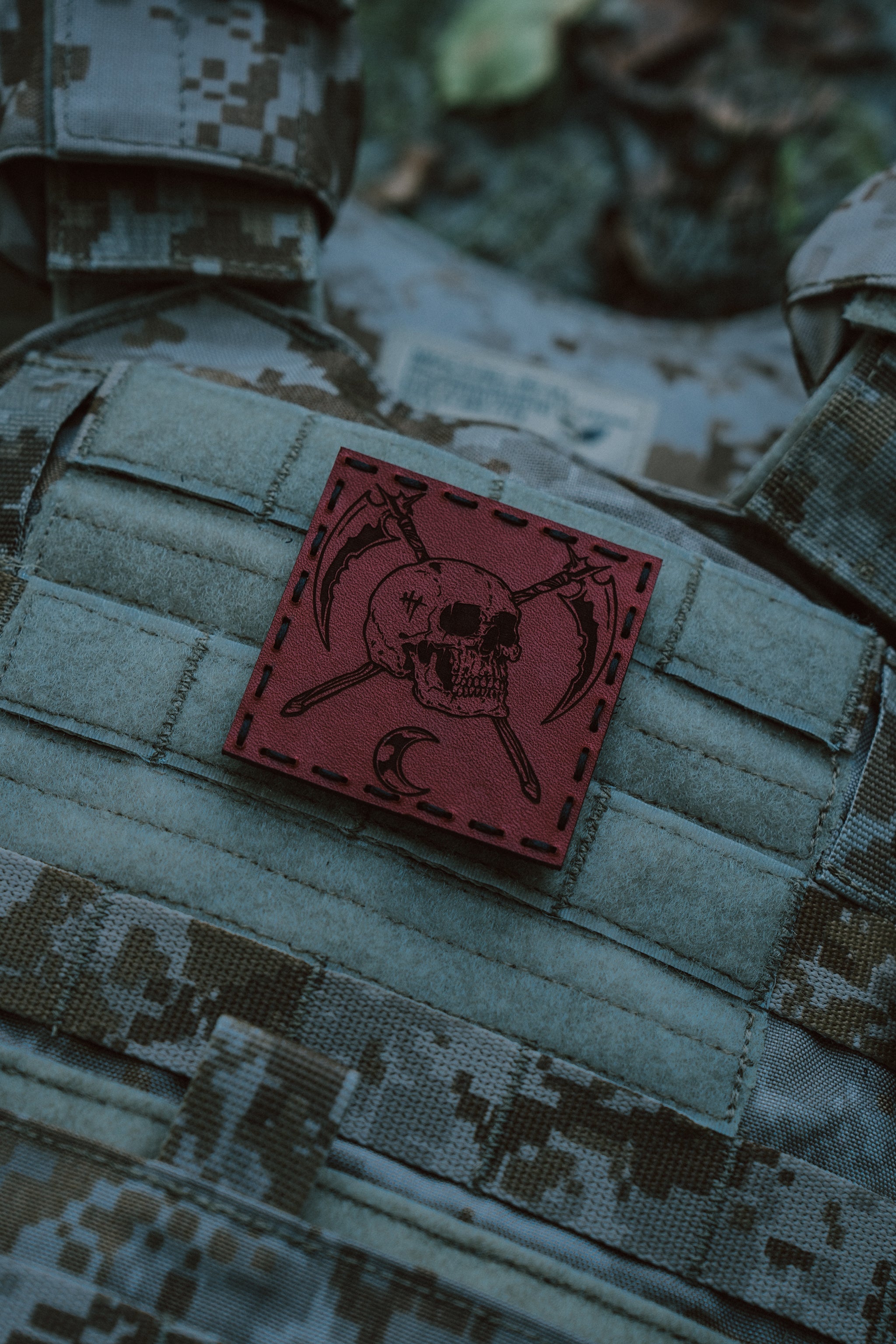 Midnight Reaper Leather Patch