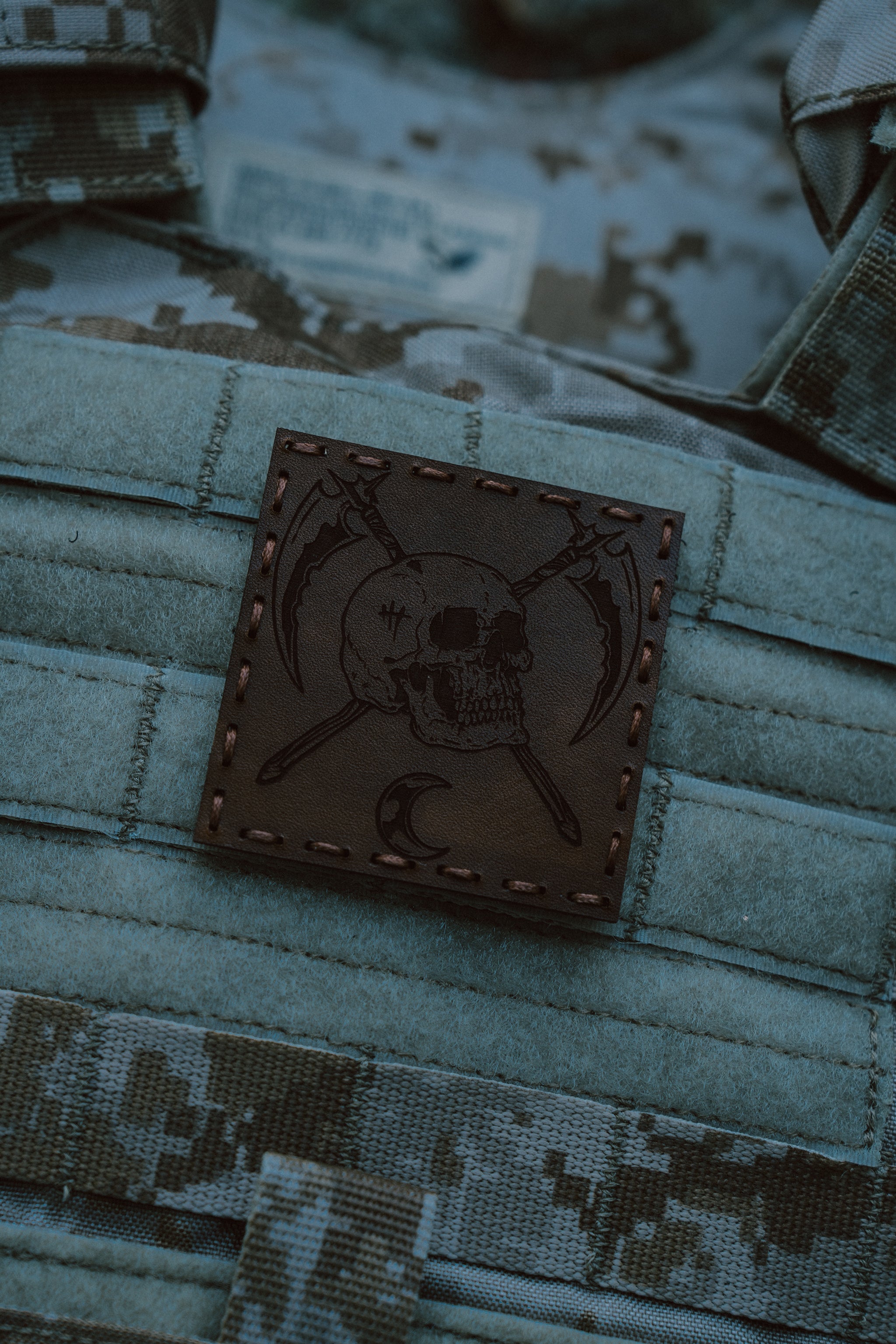 Midnight Reaper Leather Patch
