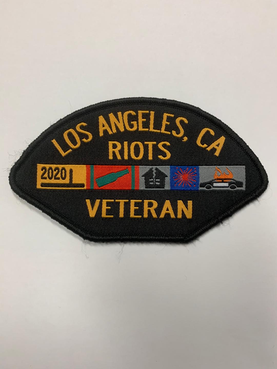 Veteran Riots Patch (Black Los Angeles)