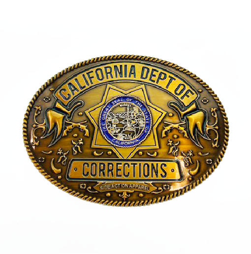 California online belt buckle