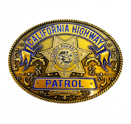 Highway Patrol Belt Buckle