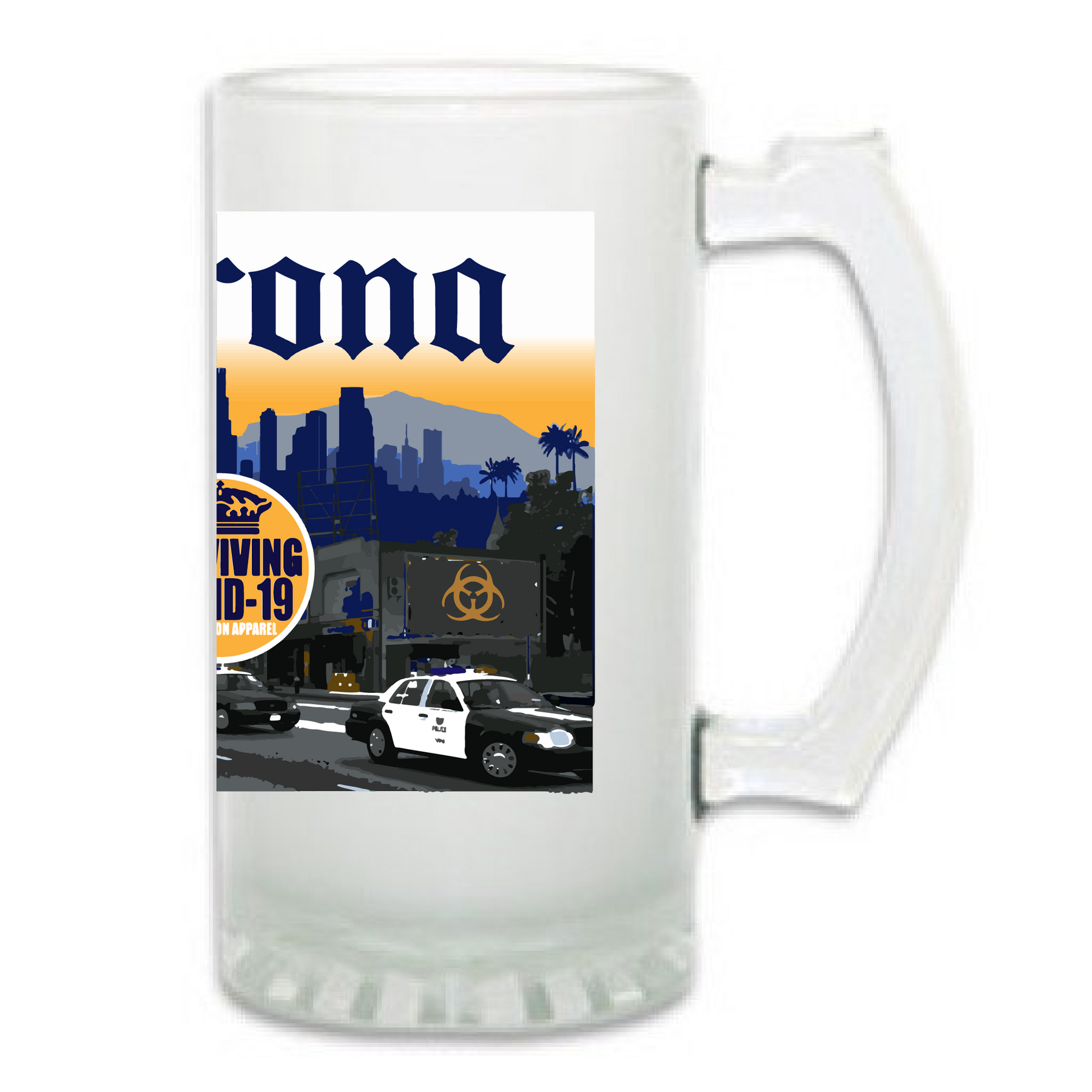 Corona beer tumbler cup