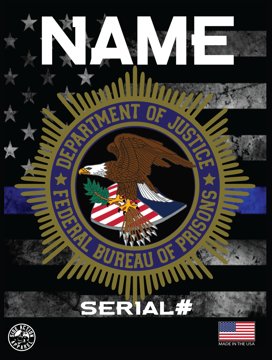Federal Bureau of Prisons Custom Blanket