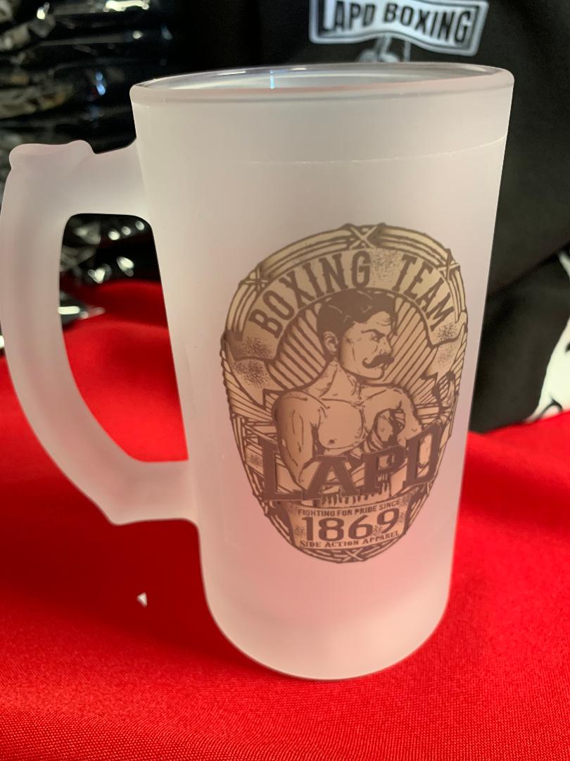 LAPD Boxing Beer Mug