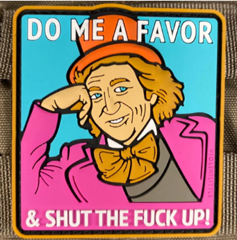 DO ME A FAVOR, AND STFU PVC MORALE PATCH