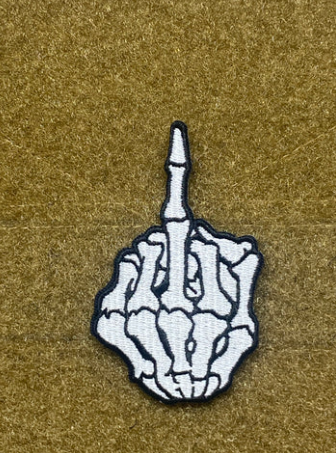 SKELETON FINGER MORALE PATCH