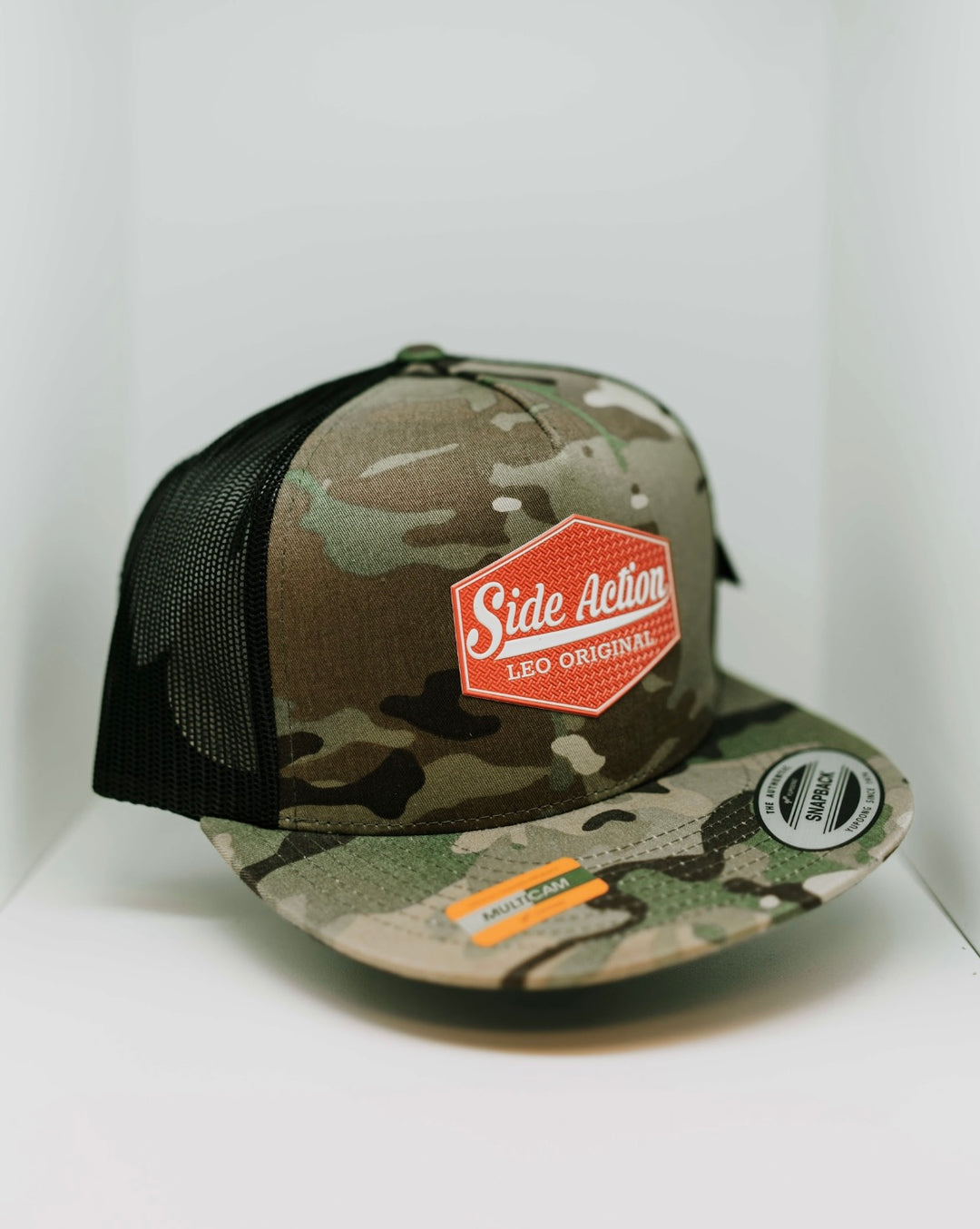 Green Camo LEO Original Red Logo