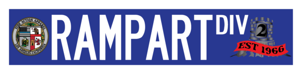 Street sign- Rampart